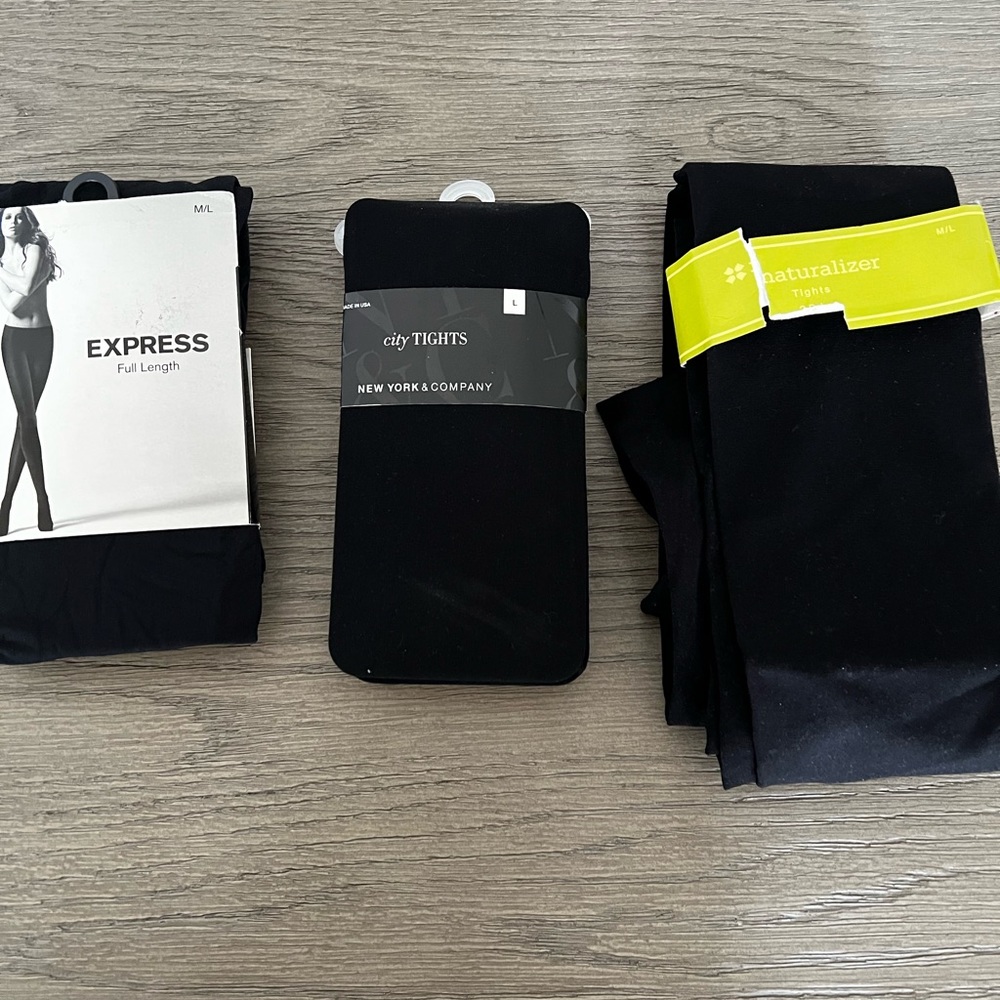 Women’s Tights X 3.  Size: Medium/ Large.